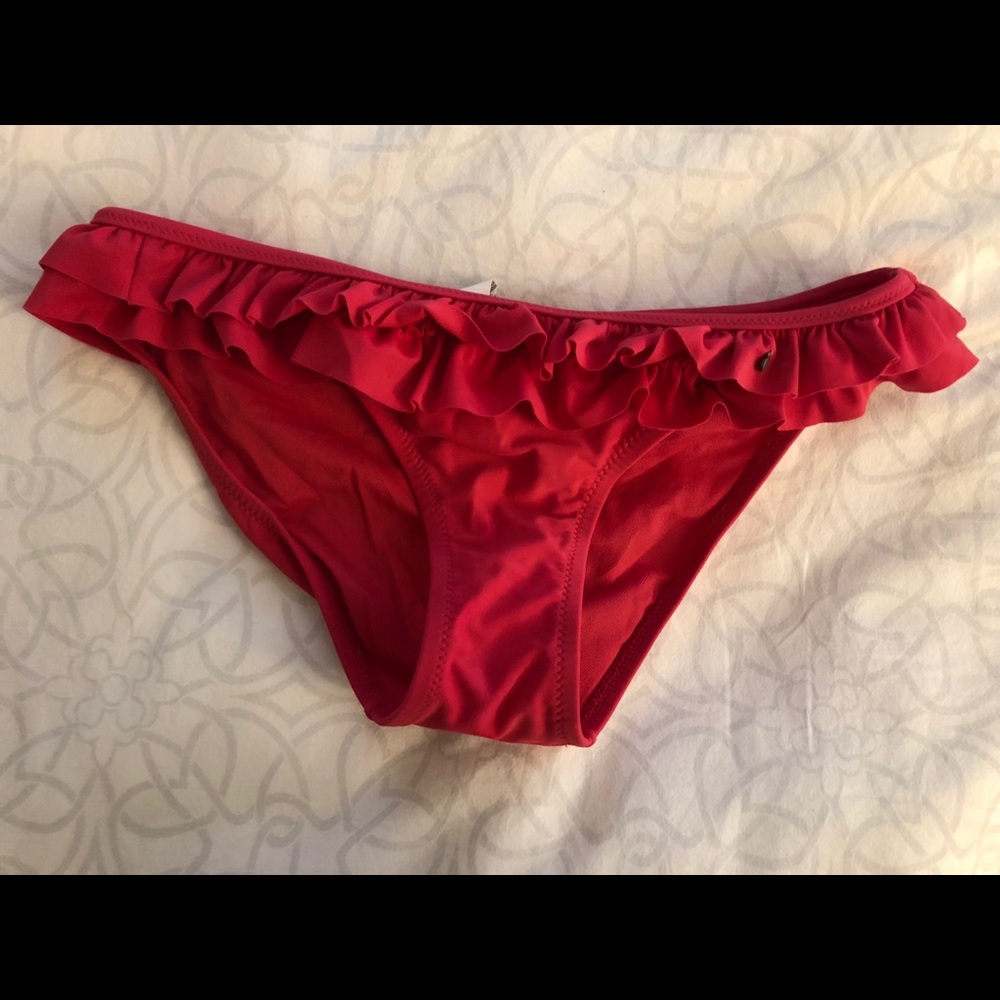 BIKINI BOTTOMS WITH RUFFLES - AE - SIZE SMALL